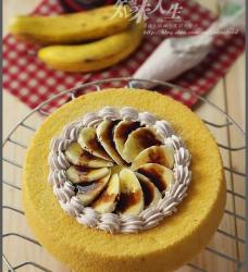 烫面蛋糕配巧克力酱