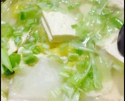 小白菜炖豆腐