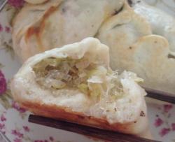 酸菜素馅水煎包