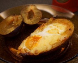 鸡蛋焗番薯Egg Stuffed Sweet Potatoes