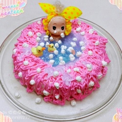 泡泡浴娃娃蛋糕