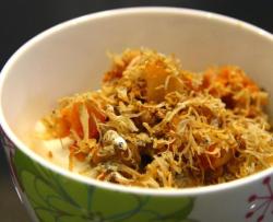 昨日的美食》之小鱼干凉拌纳豆泡菜凉豆腐