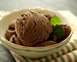 苦味巧克力冰淇淋