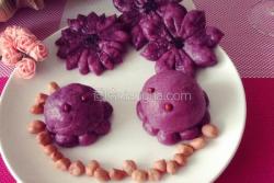 章鱼紫薯馒头