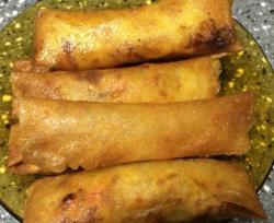 韭黄春卷