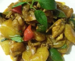 泰式红黄咖喱鸡
