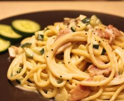 海鲜白酱意大利面