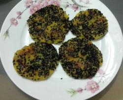 黑芝麻薯饼