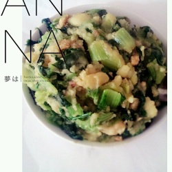 猪肉小白菜土豆泥