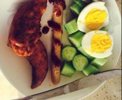 减肥食品,烤鸡胸肉“微波炉版