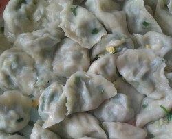 蘑菇韭菜水饺