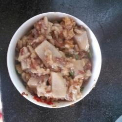 香芋肉沫杂粮饭