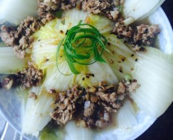 蒜蓉娃娃菜+木耳炒娃娃菜