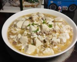 肉末杏鲍菇烧豆腐