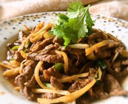 仔姜爆牛肉