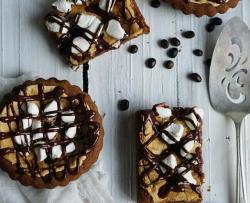 巧克力棉花糖切方