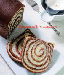 转卤煮鲍鱼的画个圈圈祝福你·牛奶可可花色吐司