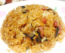 腊肉香菇八宝饭