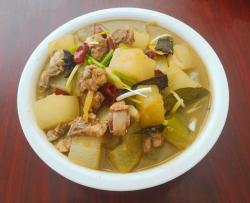 冬瓜萝卜炖排骨