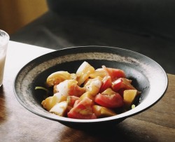 夏日米苋芒果虾仁色拉