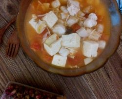 龙利鱼西红柿炖豆腐