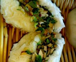 小白菜香菇香干虾皮馅包子