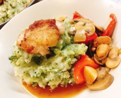 西蓝花土豆泥——懒人菜