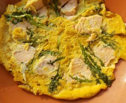 日式三文鱼芝麻菜味增煎蛋|
Salmon Rocket Miso Omlet 古早味道可以当作蛋白质餐