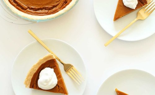 健身點心 | 低卡純素南瓜派 vegan & gluten-free pumpkin pie