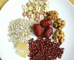 红豆核桃益智糊