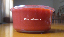 有糖浓郁草莓果泥