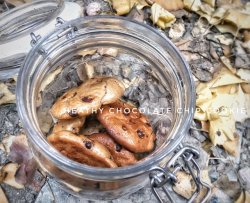 健康的巧克力豆软曲奇