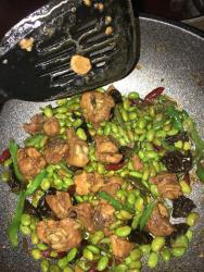 毛豆烧鸡