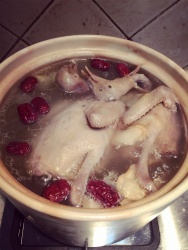 西洋参红枣乳鸽汤