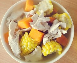 玉米南瓜炖鸡胸肉-低卡低脂减肥餐