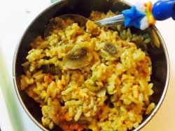 鲜虾三文鱼炒饭