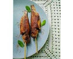 平底锅烧烤海鱼