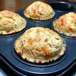 火腿果仁燕麦马芬