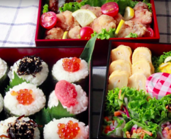 日式肉饼+日式炸鸡便当