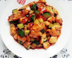 超级下饭的辣炒黄瓜鸡丁