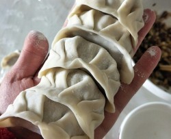 香菇笋丁肉丁馅饺子