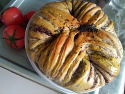 黑米粥皇冠面包