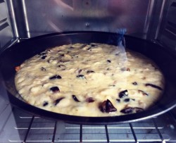 懒人减脂增肌香菇烤鸡肉饼