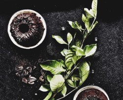 无黄油的巧克力圆环蛋糕