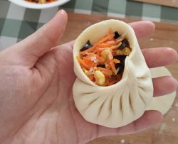 胡萝卜鸡蛋素包子