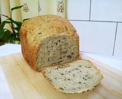 黑芝麻肉松海苔咸面包