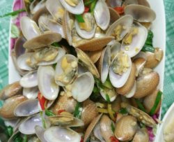蒜炒花甲螺
