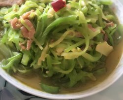 莴笋肉丝
