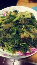 凉拌菠菜粉丝