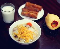 家有学童十五分钟早饭